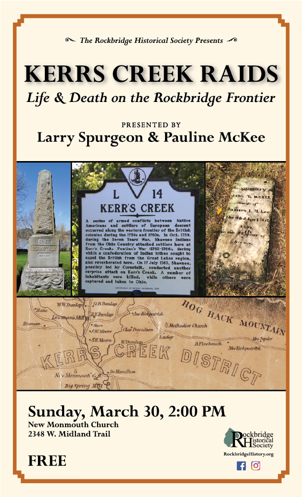 Free Public Program: The Kerrs Creek Raids: Life & Death on the Rockbridge Frontier
